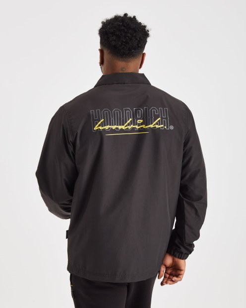 Chaqueta De Mezcla Og Con Capuchanegro Intenso/puerta De Hierro/amarillo