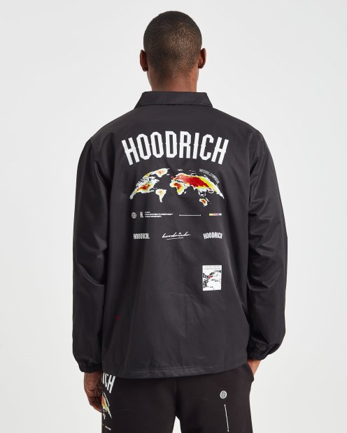 Chaqueta Og Import Negro/blanco/rojo Hoodrich