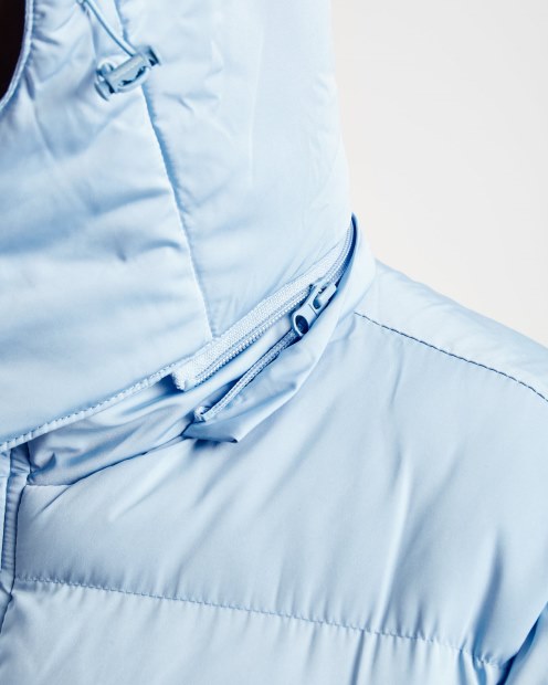 Plácido Azul Hoodrich Og Stack Abrigo Largo