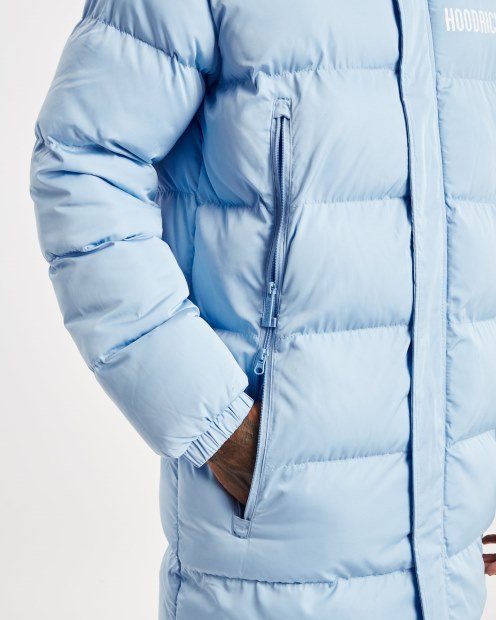 Plácido Azul Hoodrich Og Stack Abrigo Largo