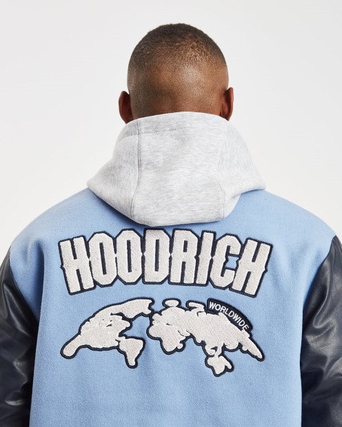 Chaqueta Universitaria Hoodrich Placid Azul/azul Marino/aguanieve Og