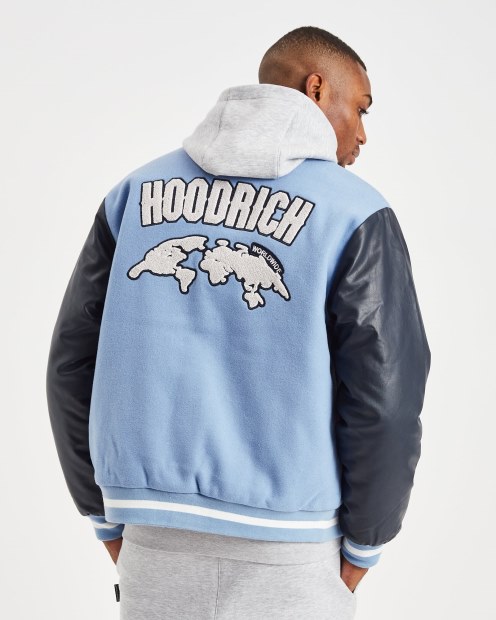 Chaqueta Universitaria Hoodrich Placid Azul/azul Marino/aguanieve Og