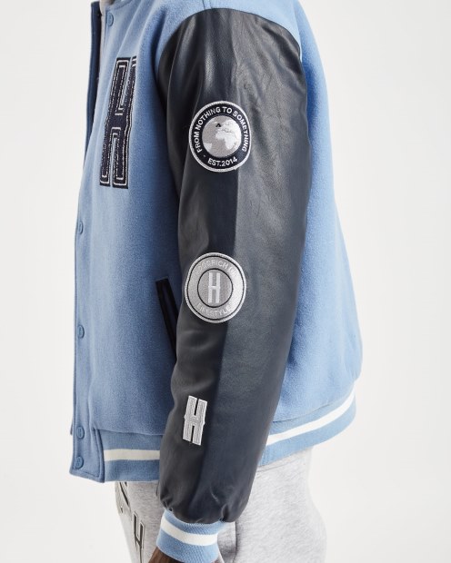 Chaqueta Universitaria Hoodrich Placid Azul/azul Marino/aguanieve Og