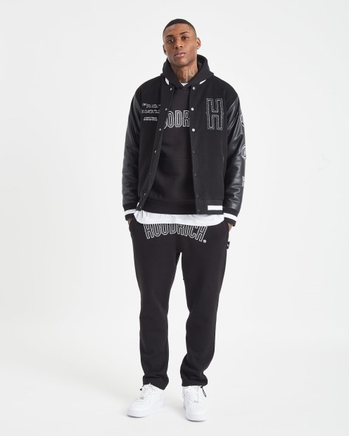 Chaqueta Hoodrich Og Varsity Negro/blanco
