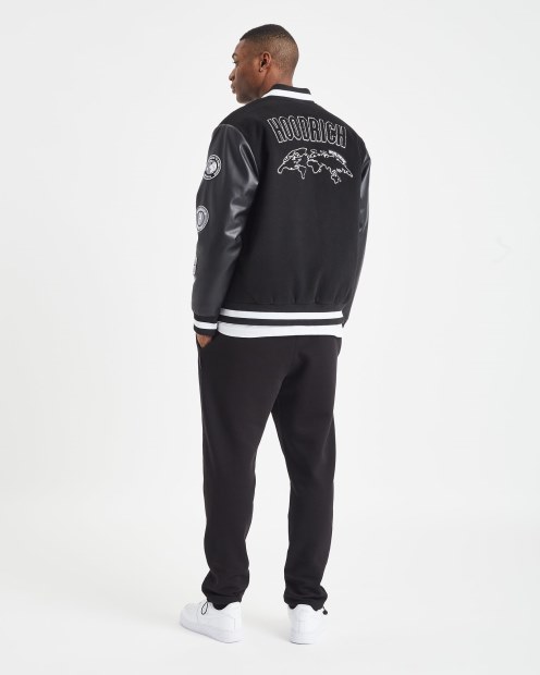 Chaqueta Hoodrich Og Varsity Negro/blanco