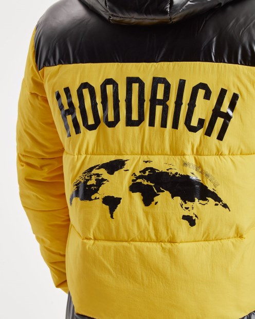 Chaqueta Amarilla/negra Con Capucha Rich Og Clique