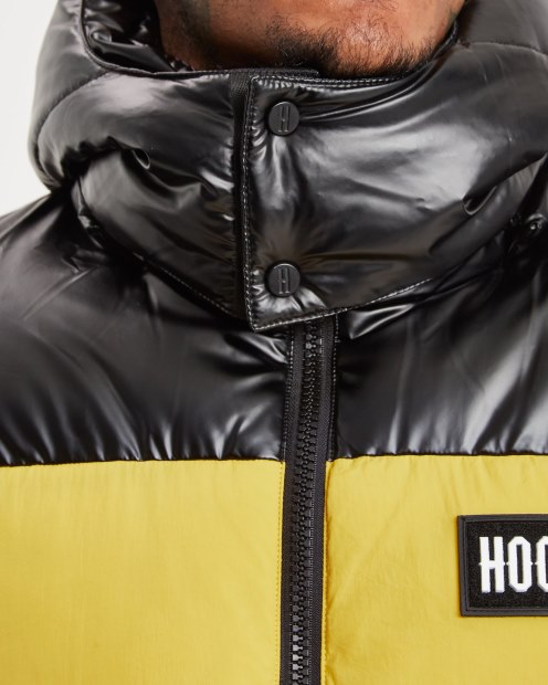 Chaqueta Amarilla/negra Con Capucha Rich Og Clique