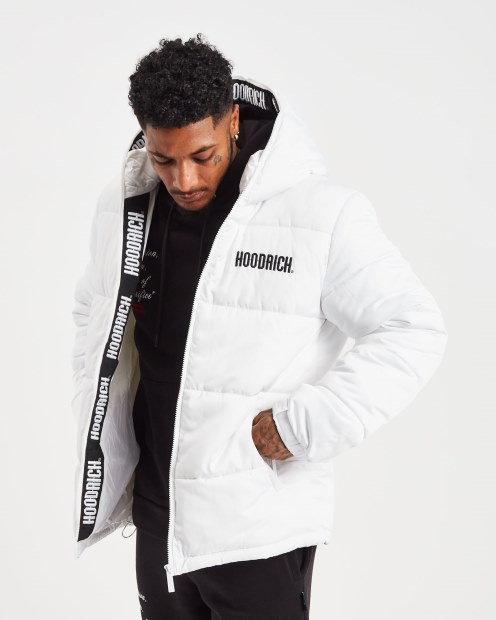 Chaqueta Og Infield Blanca/negra Hoodrich