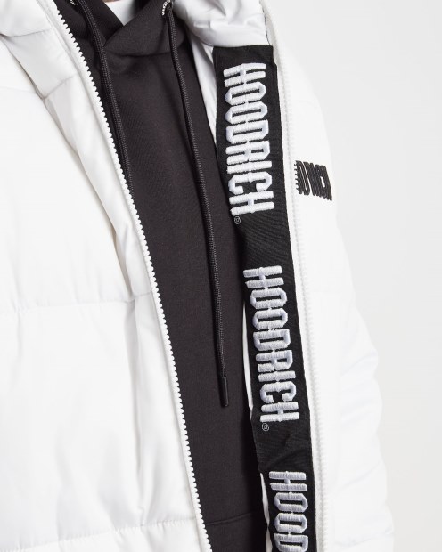 Chaqueta Og Infield Blanca/negra Hoodrich