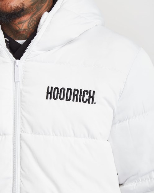 Chaqueta Og Infield Blanca/negra Hoodrich