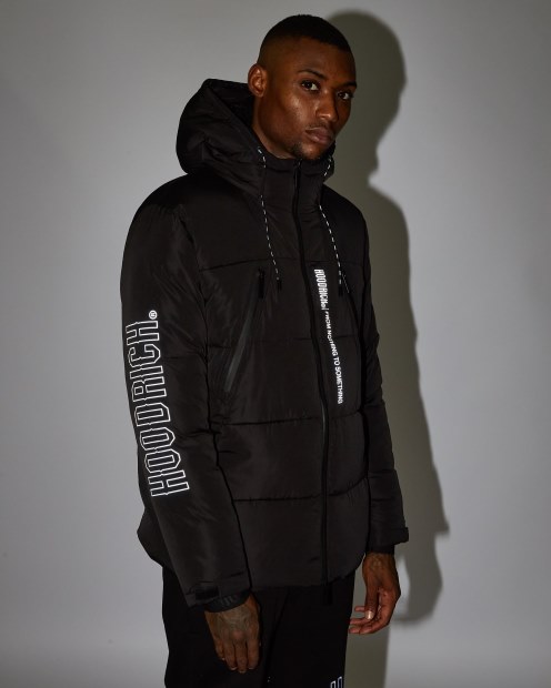 Chaqueta Og Wraith Con Capucha Negro Intenso/reflectante
