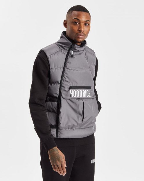 Chaleco Hoodrich Iron Gate/blanco Og Astro