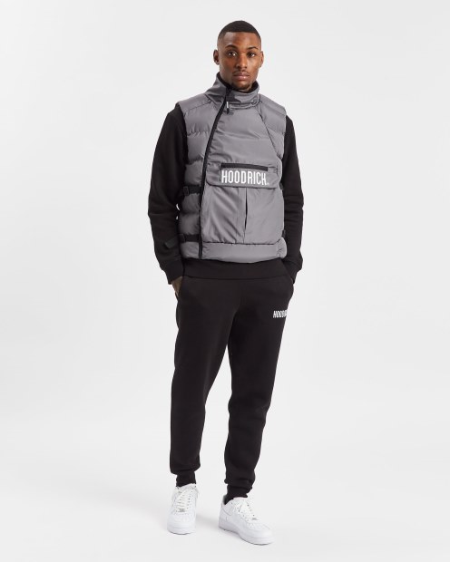 Chaleco Hoodrich Iron Gate/blanco Og Astro