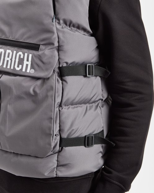 Chaleco Hoodrich Iron Gate/blanco Og Astro