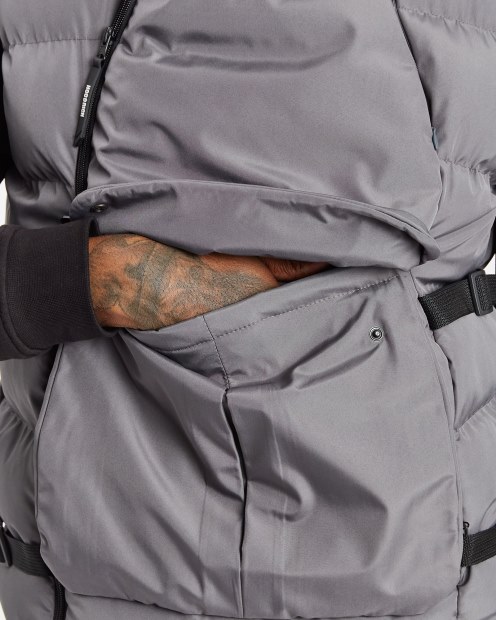 Chaleco Hoodrich Iron Gate/blanco Og Astro
