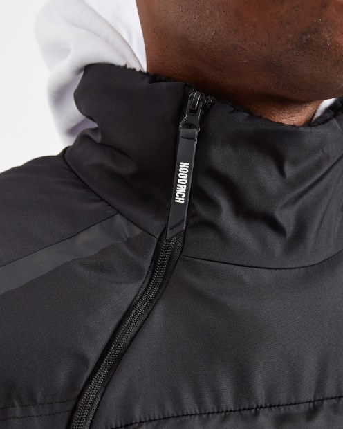 Chaleco Negro/blanco Con Capucha Rich OG Carbon