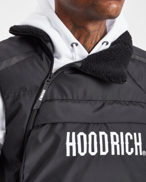 Chaleco Negro/blanco Con Capucha Rich OG Carbon