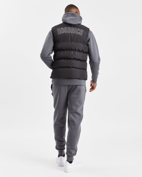 Negro/blanco (reposición) Og Stack Gilet Hoodrich