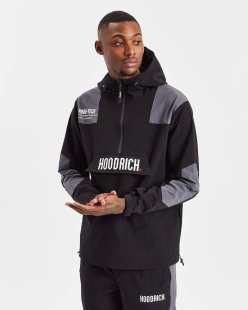 Og Armadura Chaqueta Hoodrich Negro/puerta De Hierro/blanco