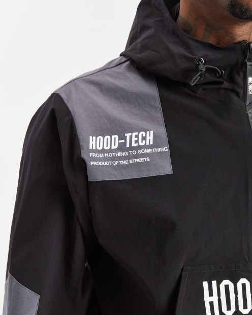 Og Armadura Chaqueta Hoodrich Negro/puerta De Hierro/blanco