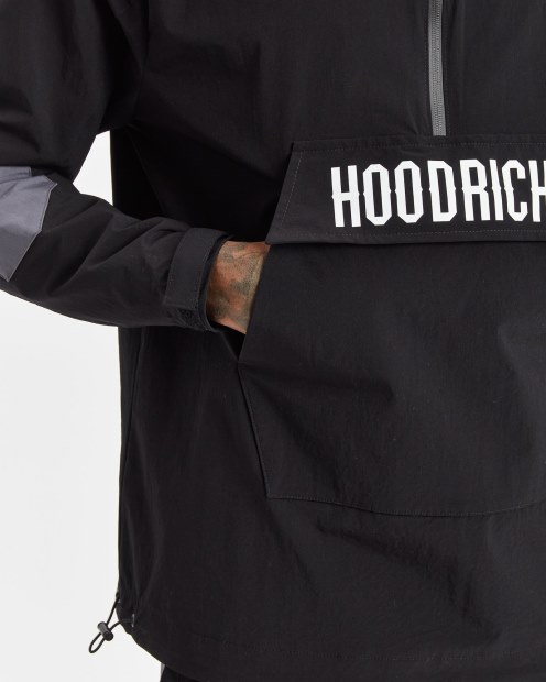 Og Armadura Chaqueta Hoodrich Negro/puerta De Hierro/blanco