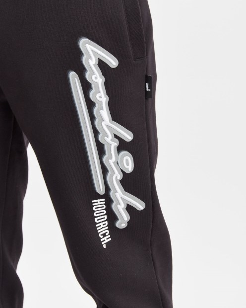 Joggers Negros/blancos/tinta Reflectante Og Hoodrich