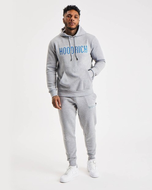 Chándal Og Crush Gris/blanco/azul Fuerte Hoodrich
