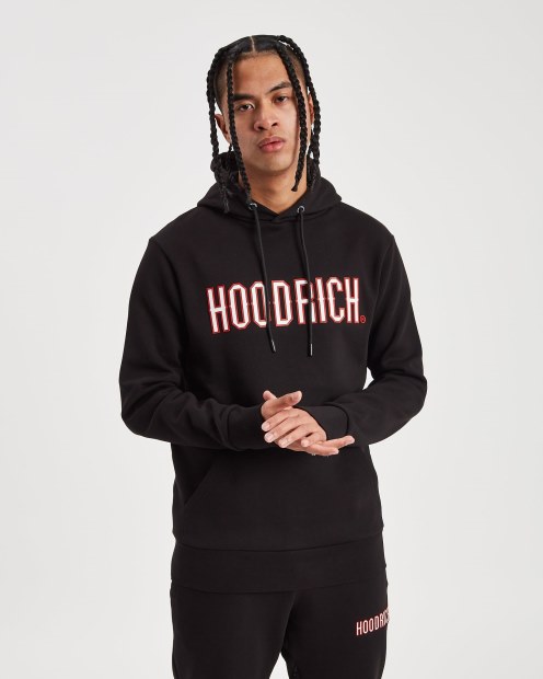 Chándal Hoodrich Negro/blanco/lychee Og Crush