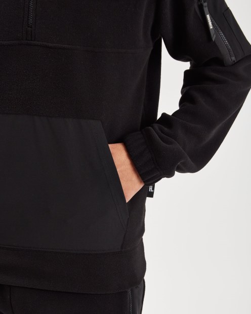 Sudadera Negra/blanca/lychee Og Everest Hoodrich
