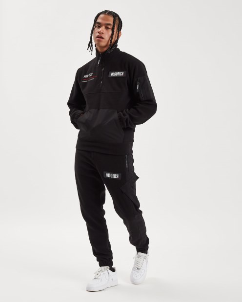 Sudadera Negra/blanca/lychee Og Everest Hoodrich