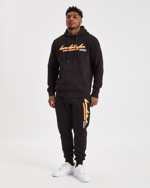 Hoodrich Sudadera Con Capucha Negra/blanca/amarilla Og Ink