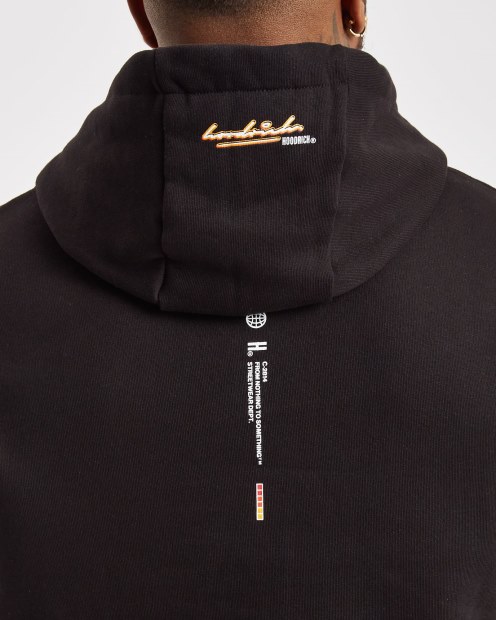 Hoodrich Sudadera Con Capucha Negra/blanca/amarilla Og Ink