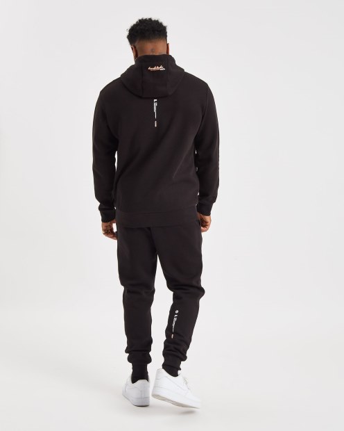 Hoodrich Sudadera Con Capucha Negra/blanca/amarilla Og Ink