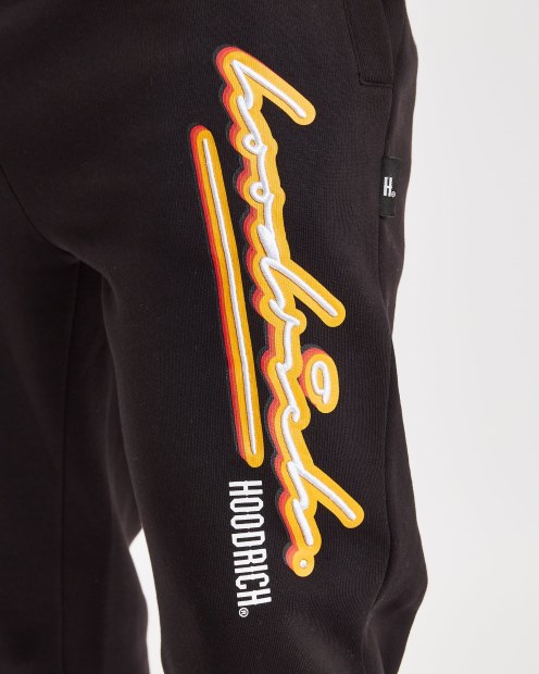 Joggers Hoodrich Og Ink Negro/blanco/amarillo