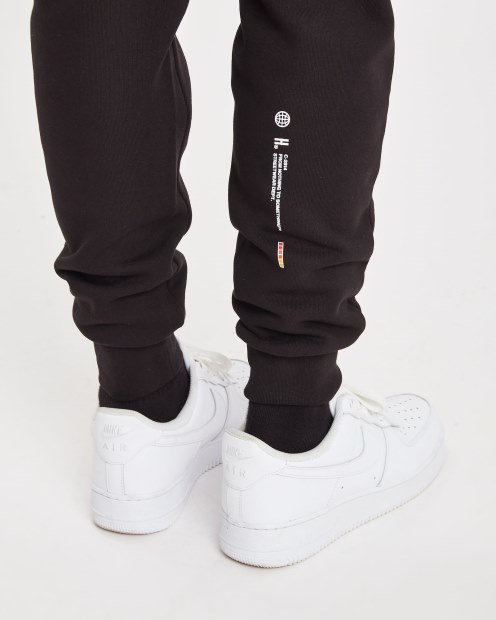 Joggers Hoodrich Og Ink Negro/blanco/amarillo