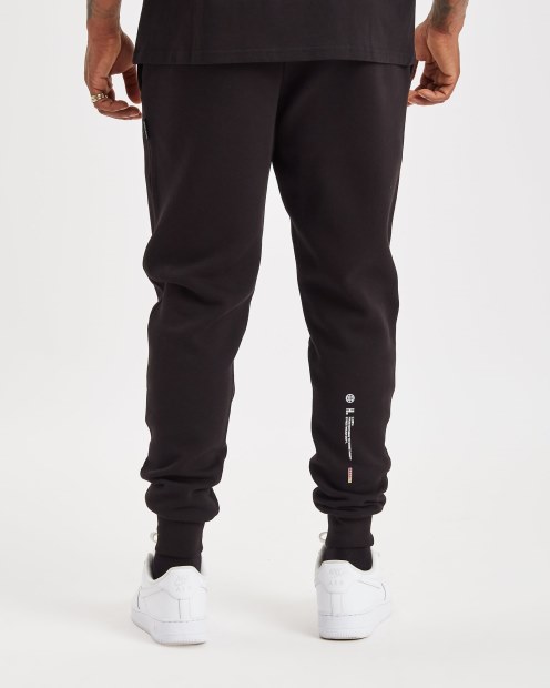 Joggers Hoodrich Og Ink Negro/blanco/amarillo