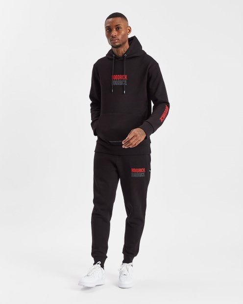 Negro/lychee/puerta De Hierro Og Overbrand Chándal Hoodrich
