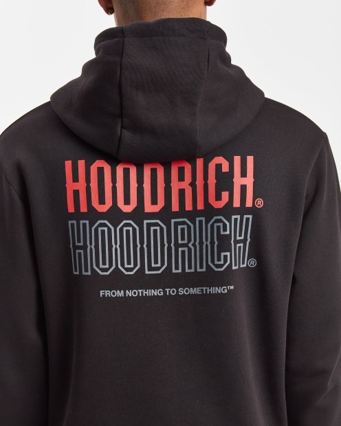 Negro/lychee/puerta De Hierro Og Overbrand Chándal Hoodrich