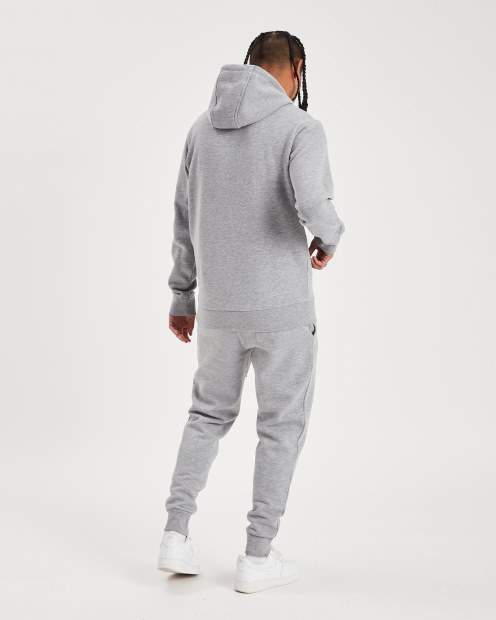 Hoodrich Sudadera Con Capucha Gris Jaspeado/azul Og Pacific