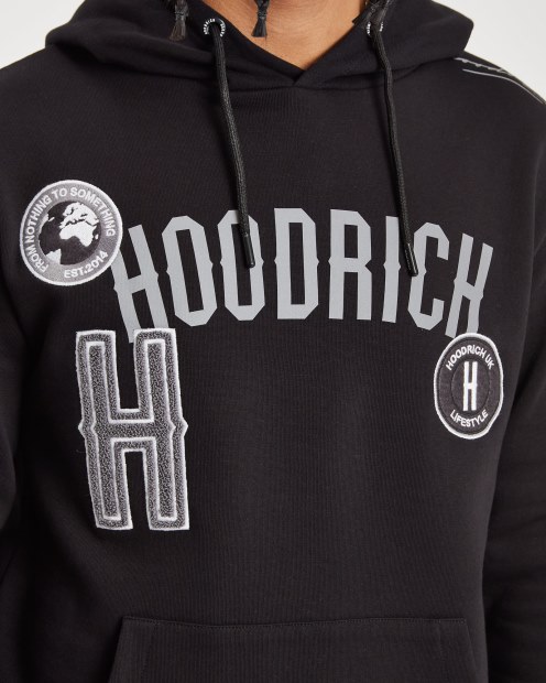 Sudadera Negra/con Capucha Reflectanterich Og Pacific