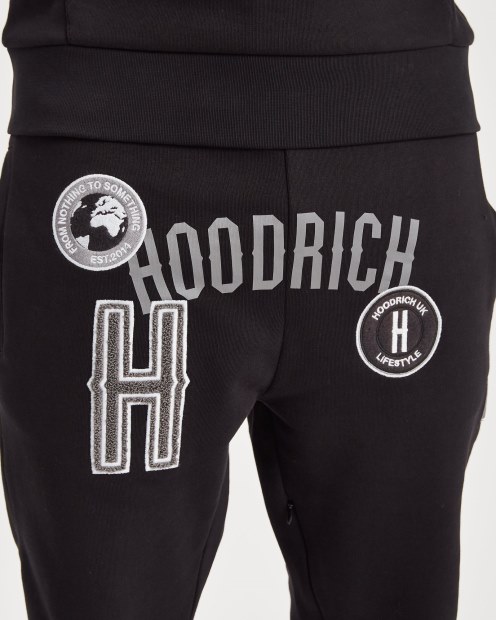 Joggers Negros/reflectantes Og Pacific Hoodrich