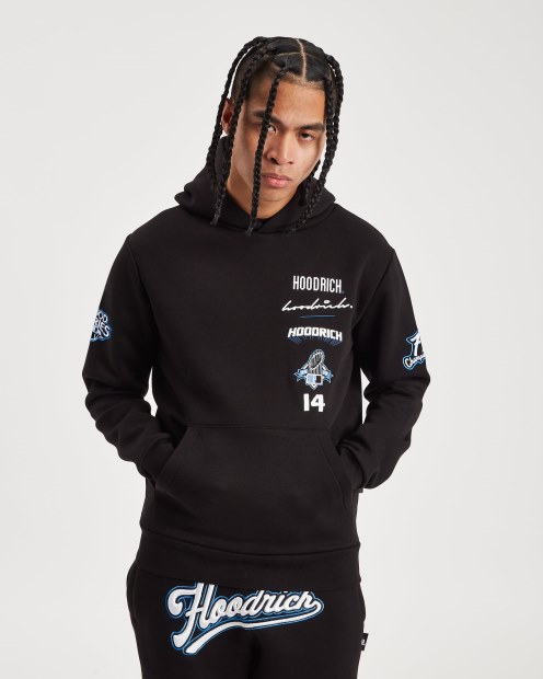 Sudadera Con Capucha Og Stadium Hoodrich Negro/blanco/azul (pedido Por Adelantado)
