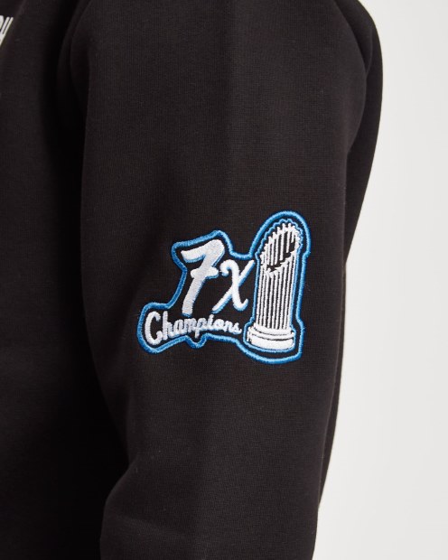 Sudadera Con Capucha Og Stadium Hoodrich Negro/blanco/azul (pedido Por Adelantado)