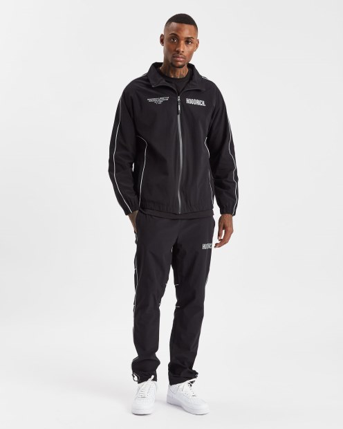 Chaqueta Deportiva Hoodrich Negra/reflectante Og Reflector
