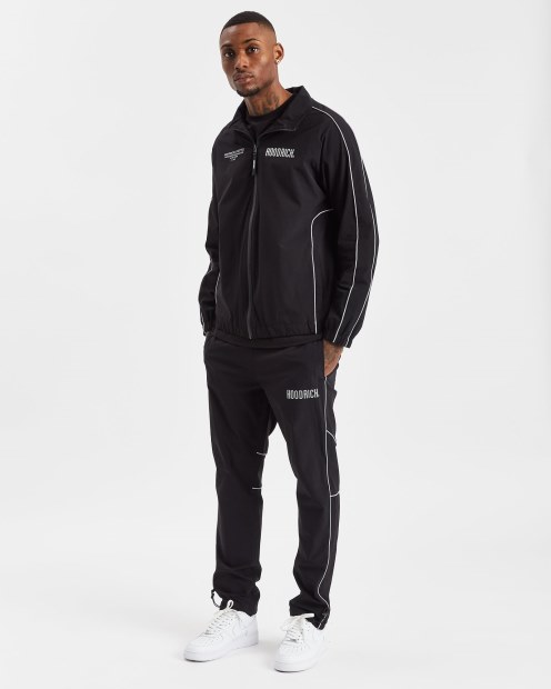 Chaqueta Deportiva Hoodrich Negra/reflectante Og Reflector