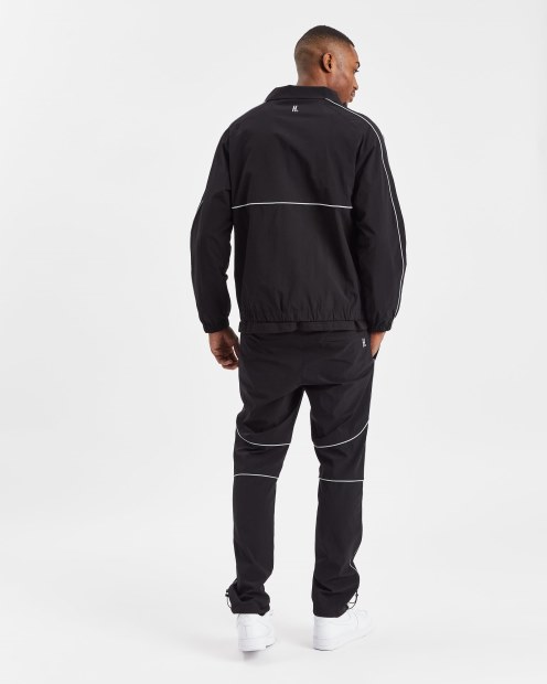 Chaqueta Deportiva Hoodrich Negra/reflectante Og Reflector