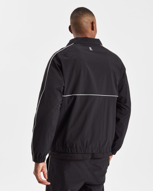 Chaqueta Deportiva Hoodrich Negra/reflectante Og Reflector