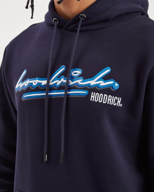 Sudadera Con Capucha Rich Og Ink Azul Marino/blanco/azul Celeste