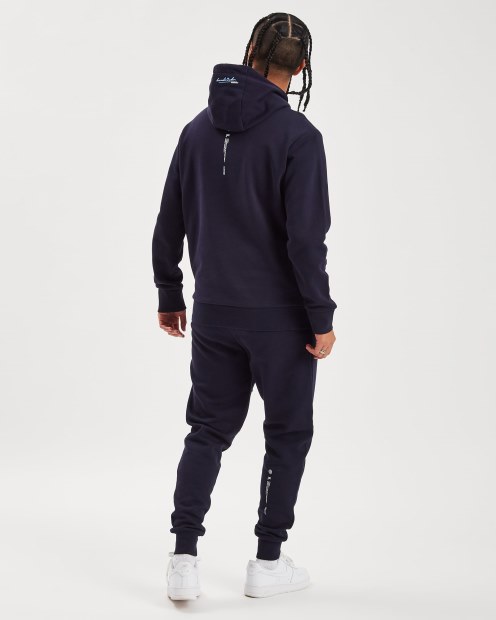 Sudadera Con Capucha Rich Og Ink Azul Marino/blanco/azul Celeste