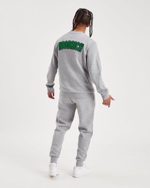 Joggers Og Pulse Gris Jaspeado/blanco/verde/negro Hoodrich